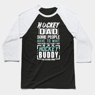 Hockey Dad Funny Baseball T-Shirt